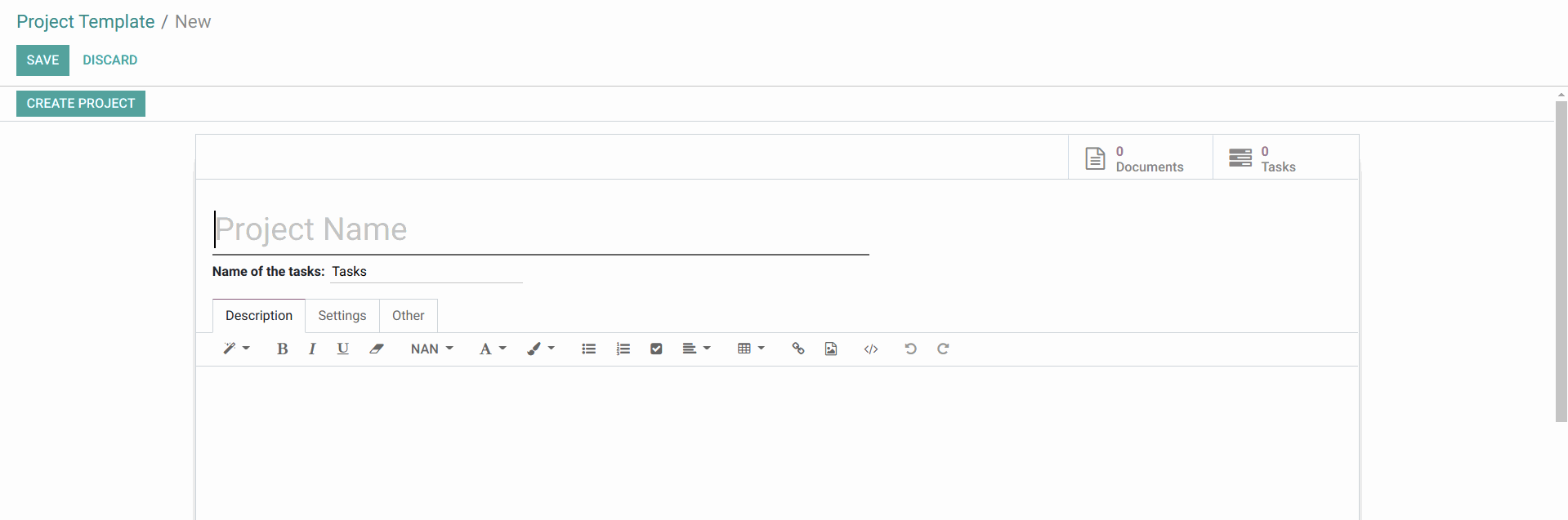 Odoo • Text and Image