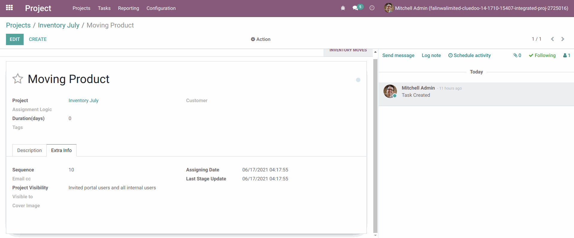 Odoo • Text and Image