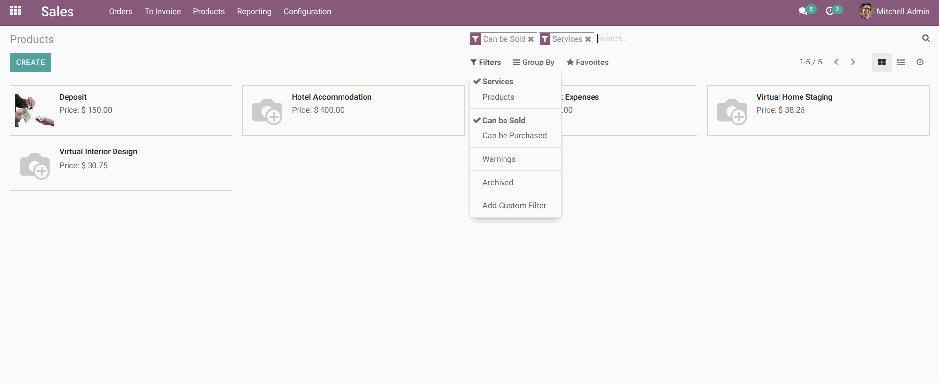 Odoo • Text and Image